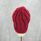 C.C Exclusives Red Crochet Knit Bucket Cap Hat Fun VTG Y2K Funky Beanie