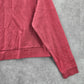 A New Day Red Long Sleeve High Neck Cropped Cotton Sweater Cardigan Medium