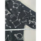Pl Sleep Black Cute Monster Face Graphic Printed Embroidered Fluffy Bath Robe Boys 6