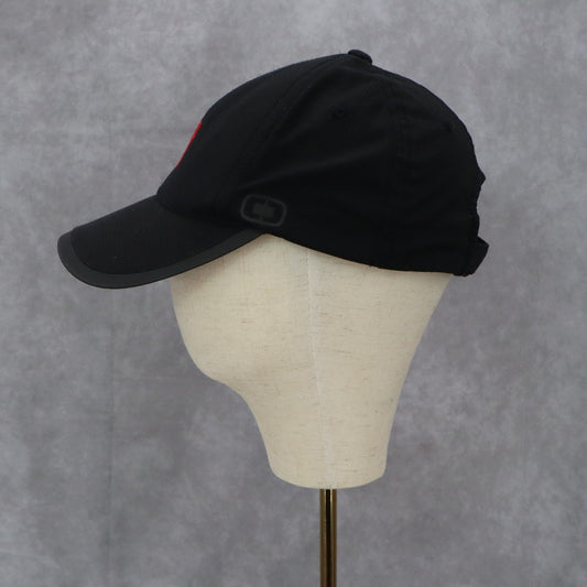Ogio Black Red Alphabet U Reflective Adjustable MBA Athletic Baseball Cap Hat