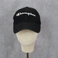 Champion Black Authentic Athleticwear Adjustable OSFM Cotton Baseball Cap Hat