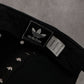 Adidas Black Athletic Sports Cotton Cloth Strap Cotton Buckle Baseball Cap Hat