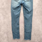 063. S.O.N.G Perfect High Rise Skinny Ankle Grazer Blue Denim Jeans 3/26
