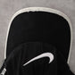 Nike Black White Raw Logo Cloth Strap Athletic Golf Baseball Cap Hat Small