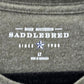 Saddlebred Green Long Sleeve Pullover Cotton Tshirt Tee Sweater Mens Large Tall