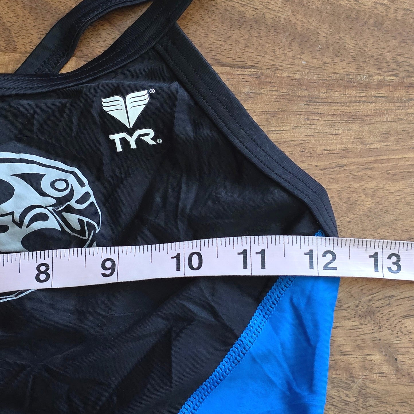 Black TYR One Piece Swimsuit Beach Resort Vacation Pool Active Y2K 90s 32 Medium