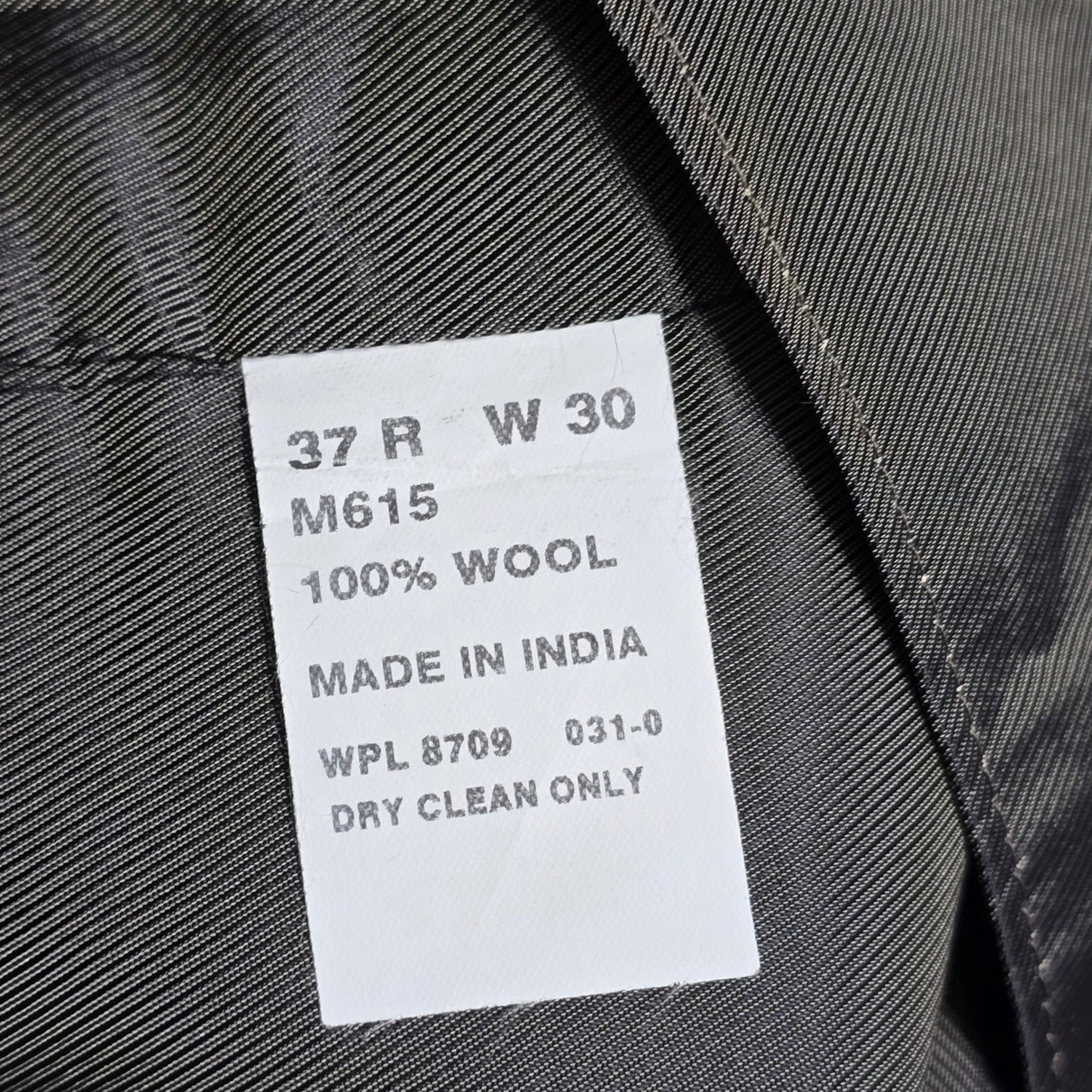 Brown 5 Button Welt Pocket Round Waistcoat Tuxedo Suit Vest Wool Small 37R 30W