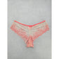 Pink Lace Floral F&F Bow Cute Romantic Panties Size 18