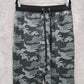 Fruit of the Loom Gray Athletic Camo Jogger Track Trousers Sweat Pants M Medium