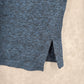 Old Navy Blue Long Sleeve Heather Boyfriend Tall Top Small