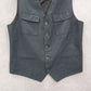 Kenneth Cole Blue 5 Button Point Pocket Waistcoat Formal Tuxedo Suit Vest M 42R