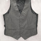 Gray 5 Button 2 Welt Pocket Waistcoat Formal Tuxedo Suit Vest Large 42R