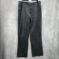 025. Lee Relaxed Straight Leg Gray Black Denim Pants Jeans 16M