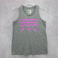 Adidas Gray Ultimate Tee Racerback Sleeveless Tank Top Large