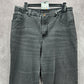 141. Lee Classic Fit Black Straight Gray Denim Pants Jeans 14M