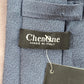 ChenOne Italy Blue Jacquard Plain Executive Corporate Silk Neck Tie Men's