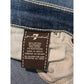 7 For All Mankind Blue Skinny Cotton Womens Jeans 26