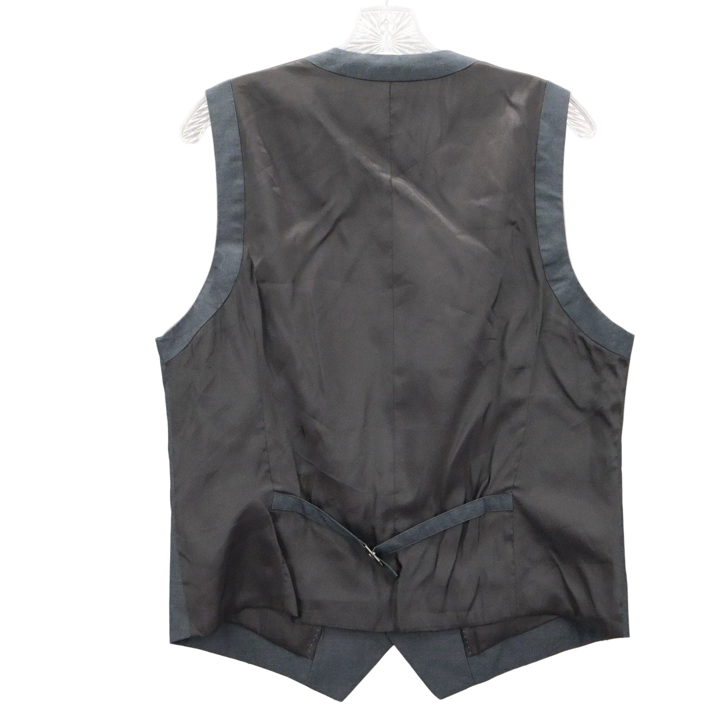 Kenneth Cole Blue 5 Button Point Pocket Waistcoat Formal Tuxedo Suit Vest M 42R