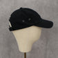Adidas Black Athletic Sports Cotton Cloth Strap Cotton Buckle Baseball Cap Hat