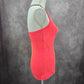 MPG Pink Orange Gray Racerback Sports Activewear Support Bra Tank Top Small