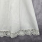 Donna Ricco White Sleeve Less Lace Zipper Y2K Retro Indie Flare Dress 8