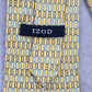 IZOD Geometric Yellow Blue Executive Corporate Silk Neck Tie Men's