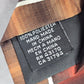 Stafford Essentials Brown Orange Stripe 100% Executive Corporate Mens Neck Tie
