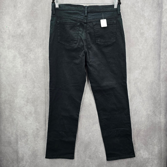 Gloria Vanderbilt Black Amanda Straight Denim Jeans Bottoms Pants Plus 14 Petite