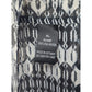 Black Geometric Pattern Y2K 90s Infinity Scarf OSFM