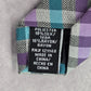 JF J. Ferrar Gray Purple Blue Plaid Tartan Checker Men's Neck Tie NWOT