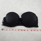 Shade & Shore Black Padded Strapless Swim Sports Bra Beach Bikini Top 34C