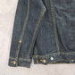 OshKosh B'gosh Blue Denim Cotton Span Button Jeans Jacket VTG Unisex Large L