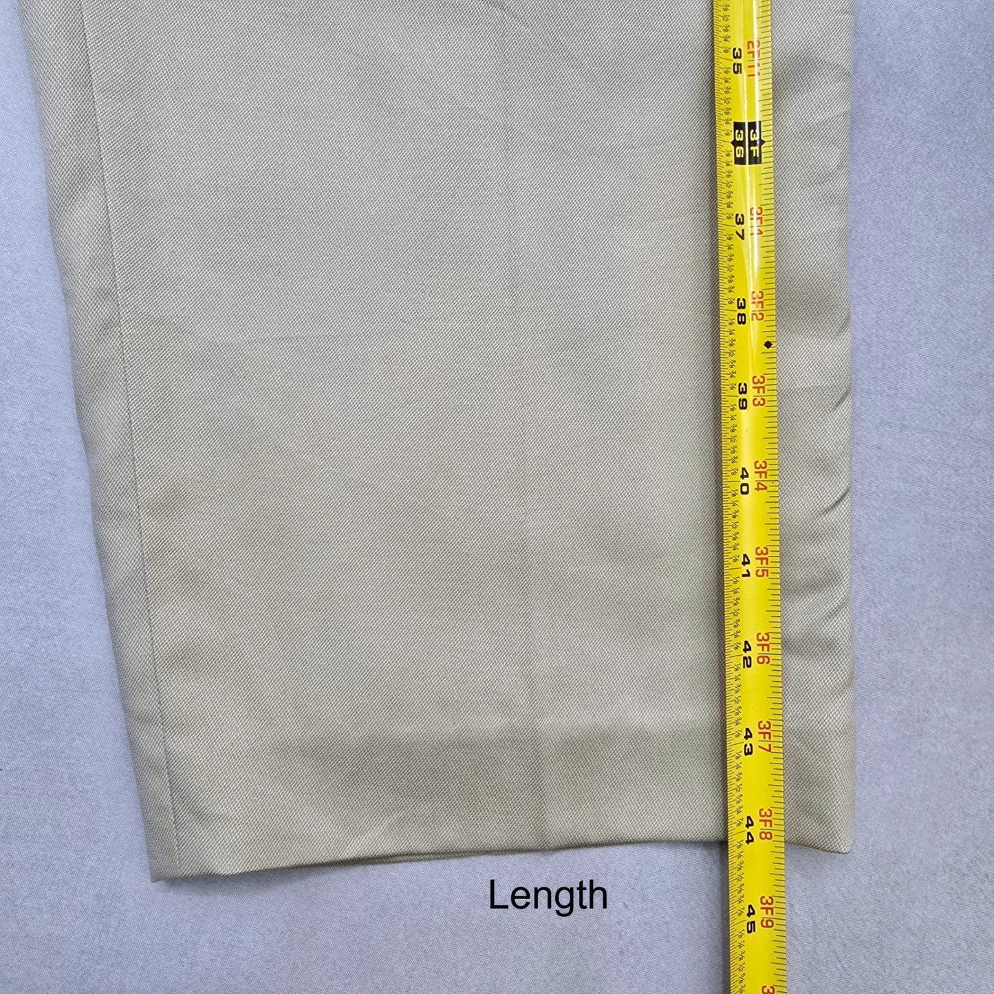 Liz Claiborne Tan Formal Silk Interview Preppy 90s VTG Trousers Dress Pants 12