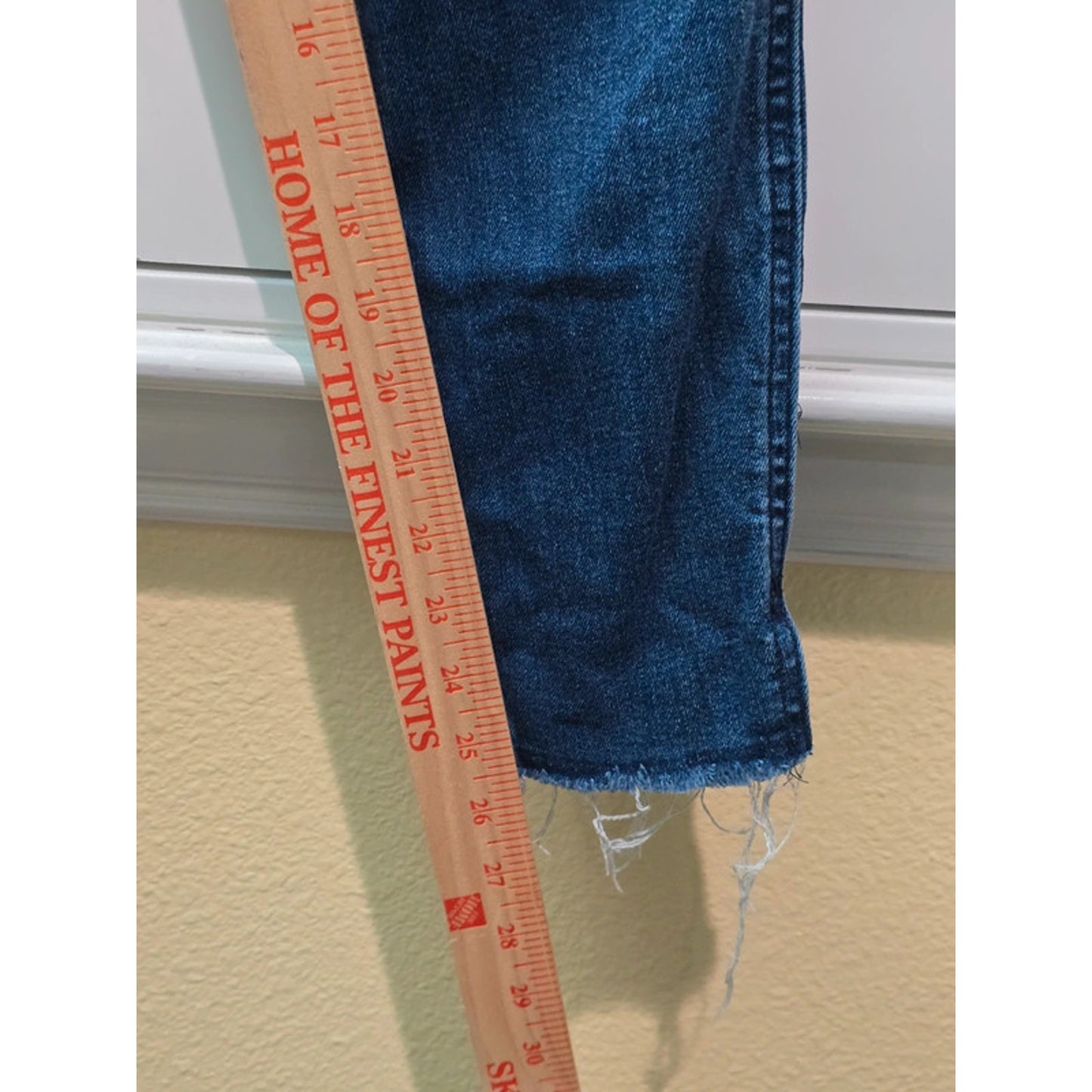Disclosed Blue Skinny Cotton Distressed Womens Jeans 3/26