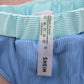 Shein Blue Ribbed Stripe Bikini Bottoms Swimwear Swimsuit Small