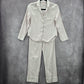 Victoria Secrets Pink White Striped Top Pant Pajama Set Extra Small XS