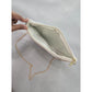 Camp Ozark Beaded Stars White Brown Clutch Gold Chain Strap Shoulder Purse Bag
