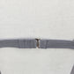Gray Ribbed Triangle Adjustable Hook Bikini Top Swimwear Medium