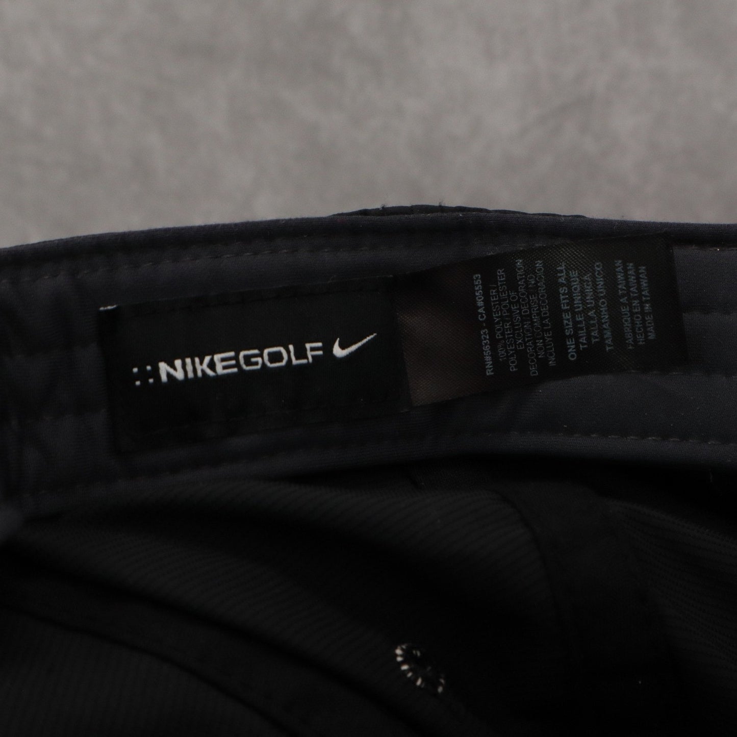 Nike Black Golf Cloth Strap Athletic Sports Baseball Cap Hat