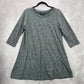 One Clothing LA Gray Flare Y2K Western Retro Blouse Top Medium