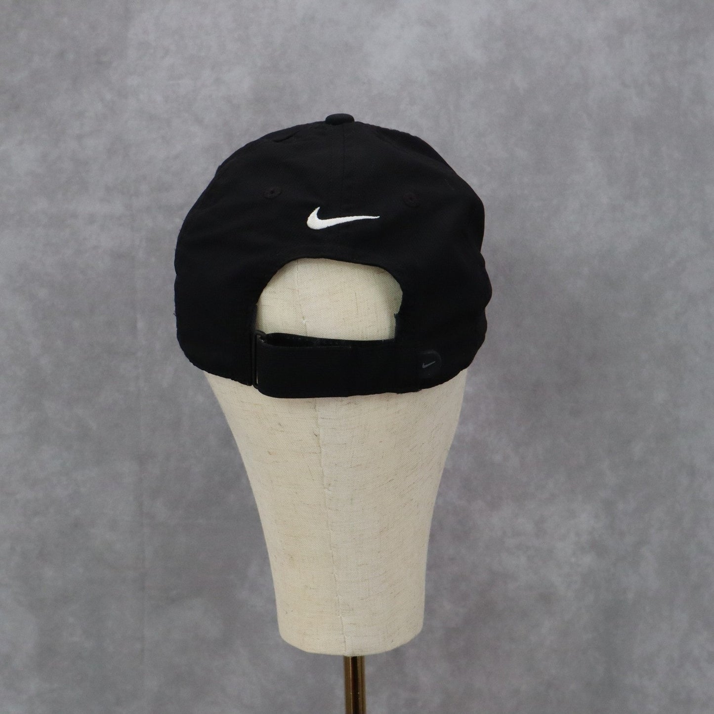 Nike Black Dri Fit Legacy91 Adjustable Athletic Logo Sport Golf Baseball Cap Hat