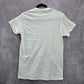 Let Your Kindness Ripple Blue Handmade Cotton White Boho Tshirt Small