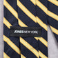Jones New York Blue Yellow Stripe 100% Silk Men's Neck Tie NWOT