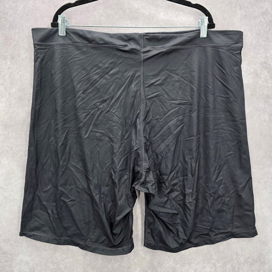 Catherines Black Sleep Intimates Stretch Compression Pants Shorts Plus 4X