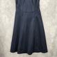 Ryan Michelle Blue Sleeveless Fit Flare Formal Cocktail Dress Large