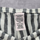 Victoria Secrets Gray White Striped Top Pant Pajama Set Extra Small XS