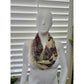 Cream Paisley Multicolor Floral Boho 90s Y2K Whimsy Infinity Scarf OSFM
