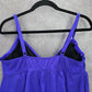 Shore Club Purple Padded Swimwear Tankini Tank Top Plus 18 1X