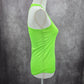 OMT Active Green Racerback Cutout Performance Sports Activewear Tank Top Small