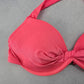 Mossimo Pink Halter Active Bra Beach Bikini Bralette Swim Top S Small